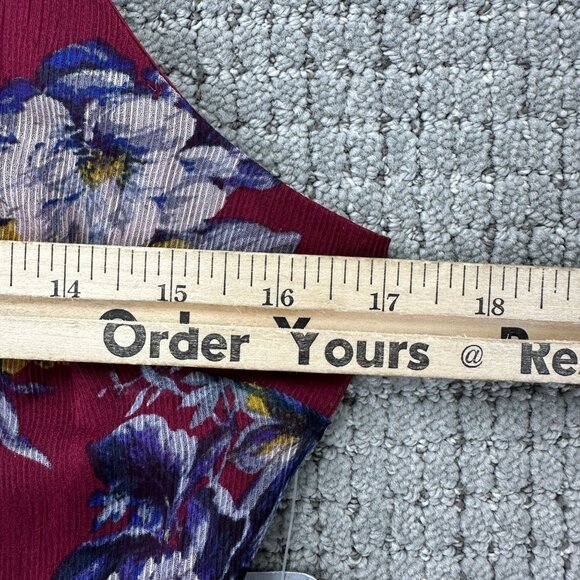 Ali & Jay Maxi Dress Womens Size M Multicolor Bohemian Rhapsody Floral Cut Out - Picture 6 of 13